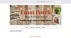 Desktop Screenshot of ilovethefrontporch.com